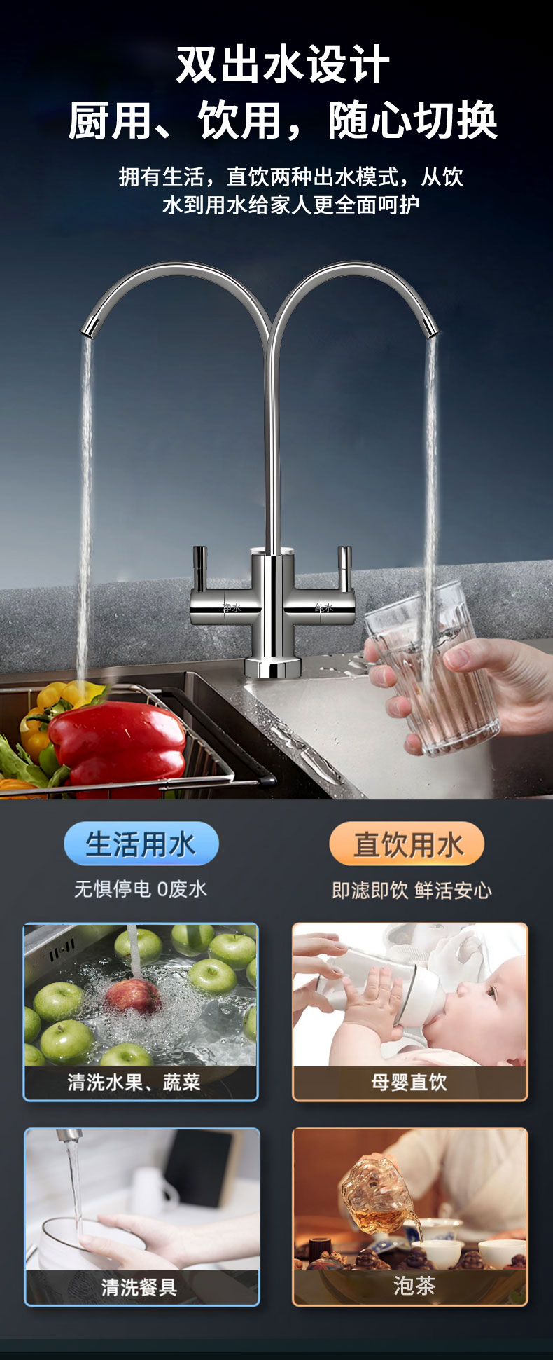 末端直饮净水机 BR-RO800